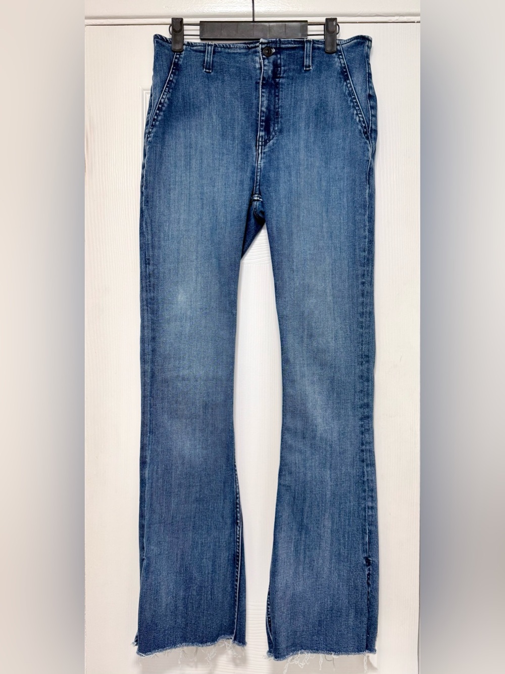 We The Free Medium Blue Wide-Leg Jeans